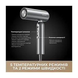 Фен Dreame Pocket Pro 5in1 Titanium (AHD51PRO_T5) - мініатюра 7