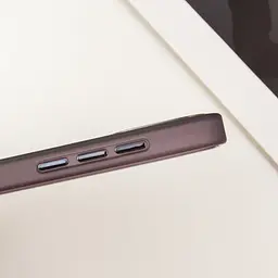 Чохол TPU+PC Lily with MagSafe для Apple iPhone 15 Pro (6.1) Dark Purple - мініатюра 7