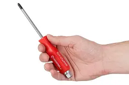 Викрутка ударна хрестоподібна хрестова Intertool PH2 х 100 мм HT-0487 - мініатюра 3