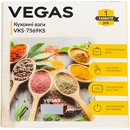 Ваги кухонні Vegas VKS-7998KS (VKS-7998KS) - мініатюра 2