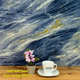 Самоклеюча плитка мармур Loft Expert Сенегал 600*300*3 мм - мініатюра 3