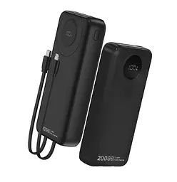 Зовнішній акумулятор WUW Y202 （PD22.5W quick charge) 20000mAh Black (Y202)