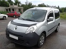 Дефлектор капоту мухобійка для Renault Kangoo 2008-2013 Євро Кріплення (Vip Tuning) RL17