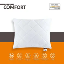 Подушка Ideia Comfort Standart, 70х50 см, білий (8-11886) - мініатюра 5