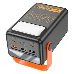 Портативна батарея Hoco J110A Powerful PD 65W 60000mAh зовнішній акб чорний - мініатюра 3
