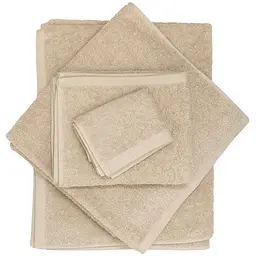Рушник МВМ My Home Дотик 30x50 см бежевий (BT-13 S BEIGE) - мініатюра 7