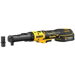 Гайкокрут кутовий - ключ-храповик акумуляторний DeWalt з АКБ та ЗП DCF510E2G