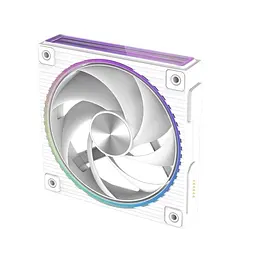 Zalman Корпусний вентилятор Zalman ZM-DF120R ARGB, 120мм, 800-2300rpm, 4pin, PWM, 3pin+5VARGB, 34,5dBa, POGO pin, Magnetic, Reversed, білий - мініатюра 2