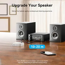 Автомобільний аудіоприймач AUX TRS 3.5мм USB Bluetooth 5.4 Coiled Cable 1.5M Gray Zinc Alloy - мініатюра 7