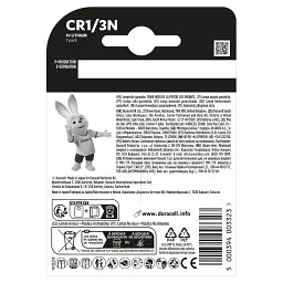 Батарейка 1/3N 3V спеціальна літієва, 2L76 / CR1 / 3N / CR11108, 1 шт. в упаковці Duracell (5007803) - мініатюра 2