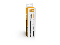 Кабель ColorWay USB - Lightning 1m Black (CW-CBUL046-BK) - мініатюра 3
