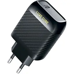 Мережевий зарядний пристрій Luxe Cube Dynamic 18W (1USBх3A) Чорний (4446689880896) - мініатюра 3