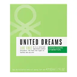 Туалетна вода United Colors of Benetton United Dreams Live Free, 50 мл (65159087) - мініатюра 3
