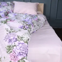 Комплект постільної білизни MirSon 17-0711 Delicate Blossoms бязь 160 x 220 см (2200010616415) - мініатюра 4