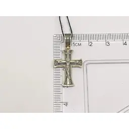 Золотий хрестик Харківська ювелірна фабрика. Розп'яття Христа. 11537-ЧЕВРО - мініатюра 4