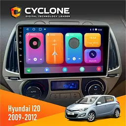 Штатна магнітола Hyundai i20 2009-2012 Climate Cyclone C9-001 2x32 CPL Cyclone (НФ-00004312)