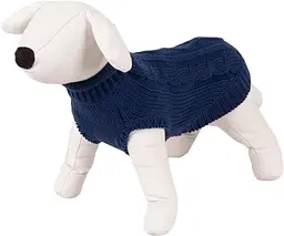 Happet В'язаний светр для собак, синій, S, 25 см, (500S)