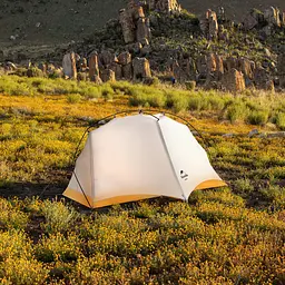 Надлегкий одномісний намет Naturehike NH21ZP003 (Сіро-жовтий) - мініатюра 4