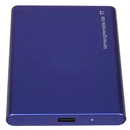 Накопичувач зовнішній SSD 1TB Samsung T7 Indigo Blue (MU-PC1T0H/WW) синій - мініатюра 3