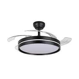 LED Світильник з вентилятором VIDEX CLF06 60W 3000K-4200K-6000K Black
