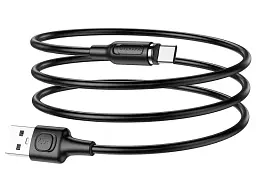 Кабель Borofone BX41 USB Type-A to USB Type-C 1m Black (6931474738462) - мініатюра 2