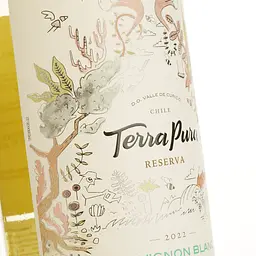 Вино Terra Pura Sauvignon Blanc Reserva біле сухе 0.75 л - мініатюра 3