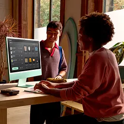 Комп'ютер Apple 24" iMac Retina 4.5K / Apple M4 (10-c/CPU, 10-c/GPU), 24, 512, Silver, A3137 (MCR24UA/A) - мініатюра 4