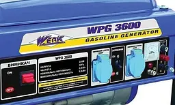 Генератор бензиновый Werk WPG3600 2.5 кВт - мініатюра 2