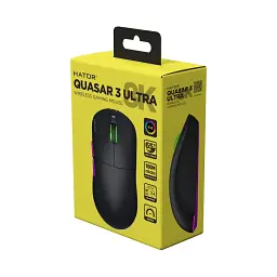 Мышка HATOR Quasar 3 ULTRA 8K Wireless Black (HTM770) - миниатюра 6