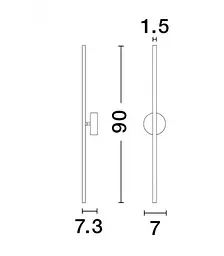 Бра ADEN Nova Luce 9081101 - мініатюра 2