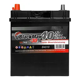 Автомобільний акумулятор BlackMax 6СТ-40Ah Аз ASIA 330A (EN) ТК B4019