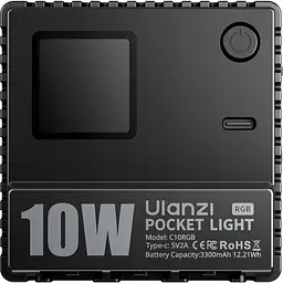 Накамерне світло Ulanzi C01 RGB L205 Black [157902] - мініатюра 2