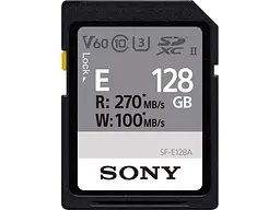 Карта памяти Sony Entry SDXC C10 UHS-II U3 ​​V60 128 GB (SFE128A.ET4)