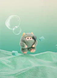 Колекційна м'яка іграшка 10/10 Toys з кільцем Giggle Monster Солодкі мрії (GM9981021) - мініатюра 5