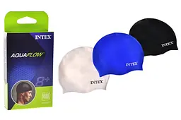 Шапочка для плавання силіконова Intex AquaFlow 55992 від 8 років, 3 кольори