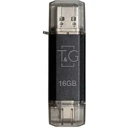 Флеш накопичувач USB 16Gb T&G Star TG009TC чорний Type-C / USB 2.0 (TG009TC-16GBK)