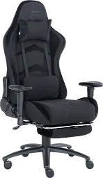 Геймерське крісло GT Racer чорне (X-2534-F Fabric Black) - мініатюра 3