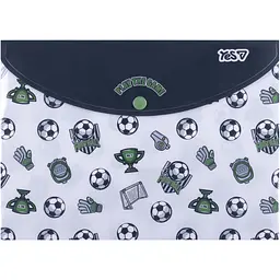 Папка-конверт Yes Football B5 на кнопці (492378)
