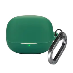 Силіконовий чохол для навушників Xiaomi Buds 5 Pro, Hang Case, зелений, ультратонкий захисний кейс товщиною 2 мм, захист від подряпин, пилу та ударів, компактний, з карабіном для кріплення, ArmorStandart (ARM84517)