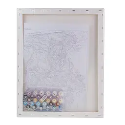 Набір для розпису по номерах "Бузок" 40*50 см, IDEA2-GX47108, ТМ "99IDEAS" - мініатюра 7