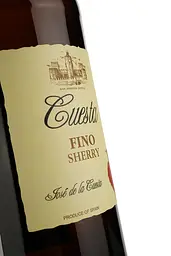 Вино Luis Caballero Cuesta Fino Sherry, біле, сухе, 0,75 л - мініатюра 3