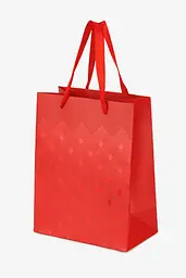 Пакет подарунковий MEDIUM Bright foil 760417ML Червоний shop (2000991027015) - мініатюра 2