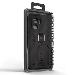 Чехол для OPPO Reno13 F 5G/Reno13 F 4G/Reno13 FS 5G, Proover, черный, с подставкой и магнитом, противоударный, ударопрочный, бронированный, панель-накладка, защита всего корпуса, термополиуретан (TPU) + поликарбонат (PC), ArmorStandart (ARM85758) - мініатюра 3