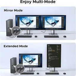 Перехідник Ugreen DP130 DisplayPort — HDMI 4K 2 шт. сірий (55935) [175317] - мініатюра 5