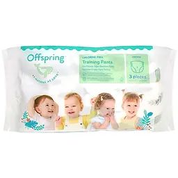 Підгузки-трусики Offspring розмір M 6-11 кг 3 шт. (DP-OI-FPT-M3P)