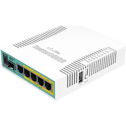 Маршрутизатор (роутер) MikroTik hEX PoE (RB960PGS) [137445] - мініатюра 2