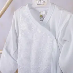 Костюм "Лапуся" інтерлок, гіпюр зріст 62 см (1 – 3 місяці) Betis Білий - мініатюра 2