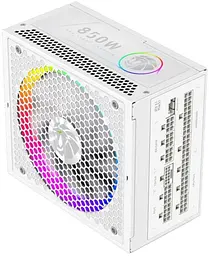 Блок живлення GameMax RGB PRO 850G 850W ATX 3.1 80+ Gold White (RGB PRO 850G WH) - мініатюра 4