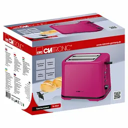 Тостер Clatronic TA 3554 Purple/Silver - мініатюра 5