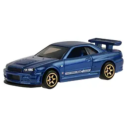 Базова машинка Hot Wheels HW J-Imports Nissan Skyline GT-R (BNR34) синя (5785) JJK35-N521 - мініатюра 2